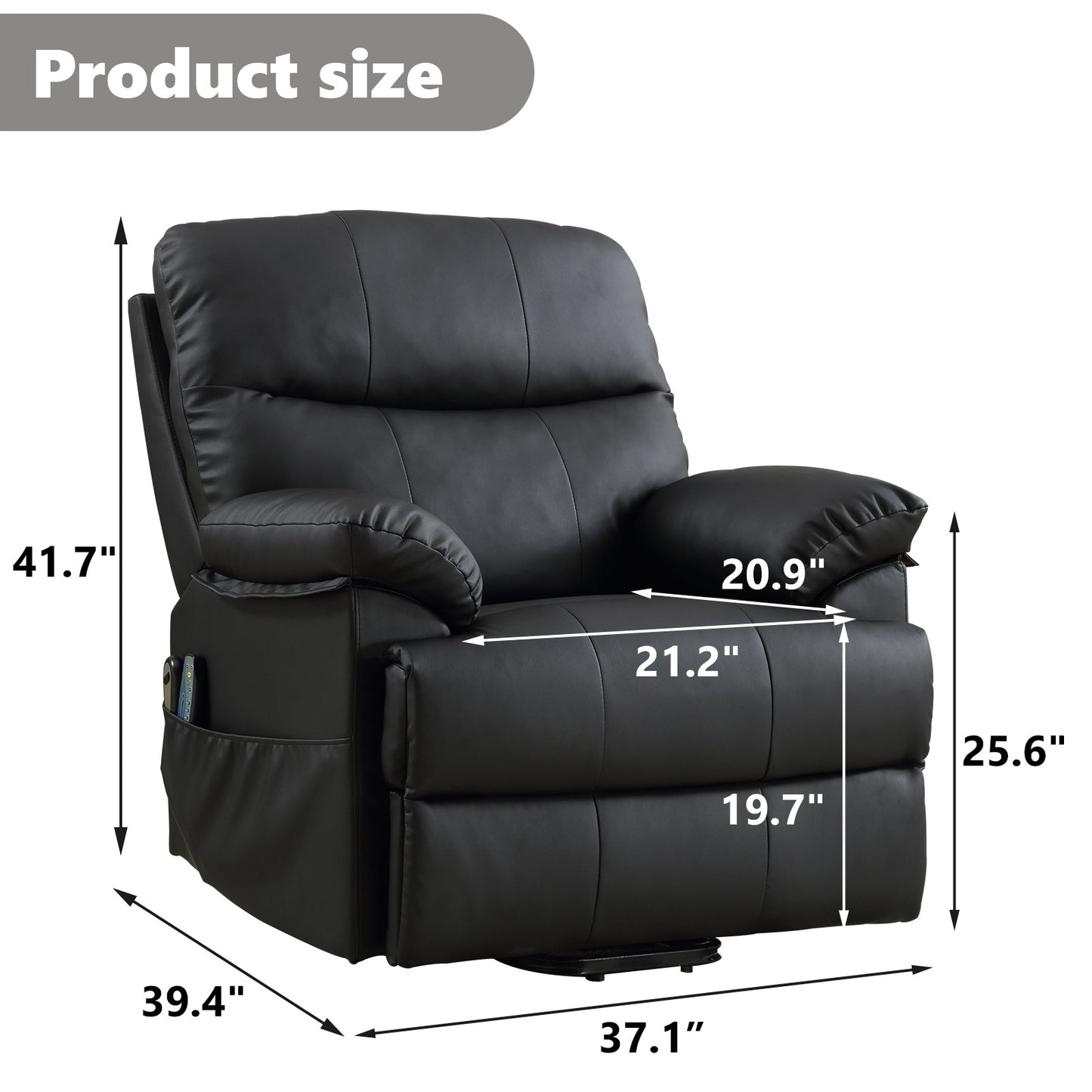 CD081AF21D Power Lift Recliner Chair for Elderly