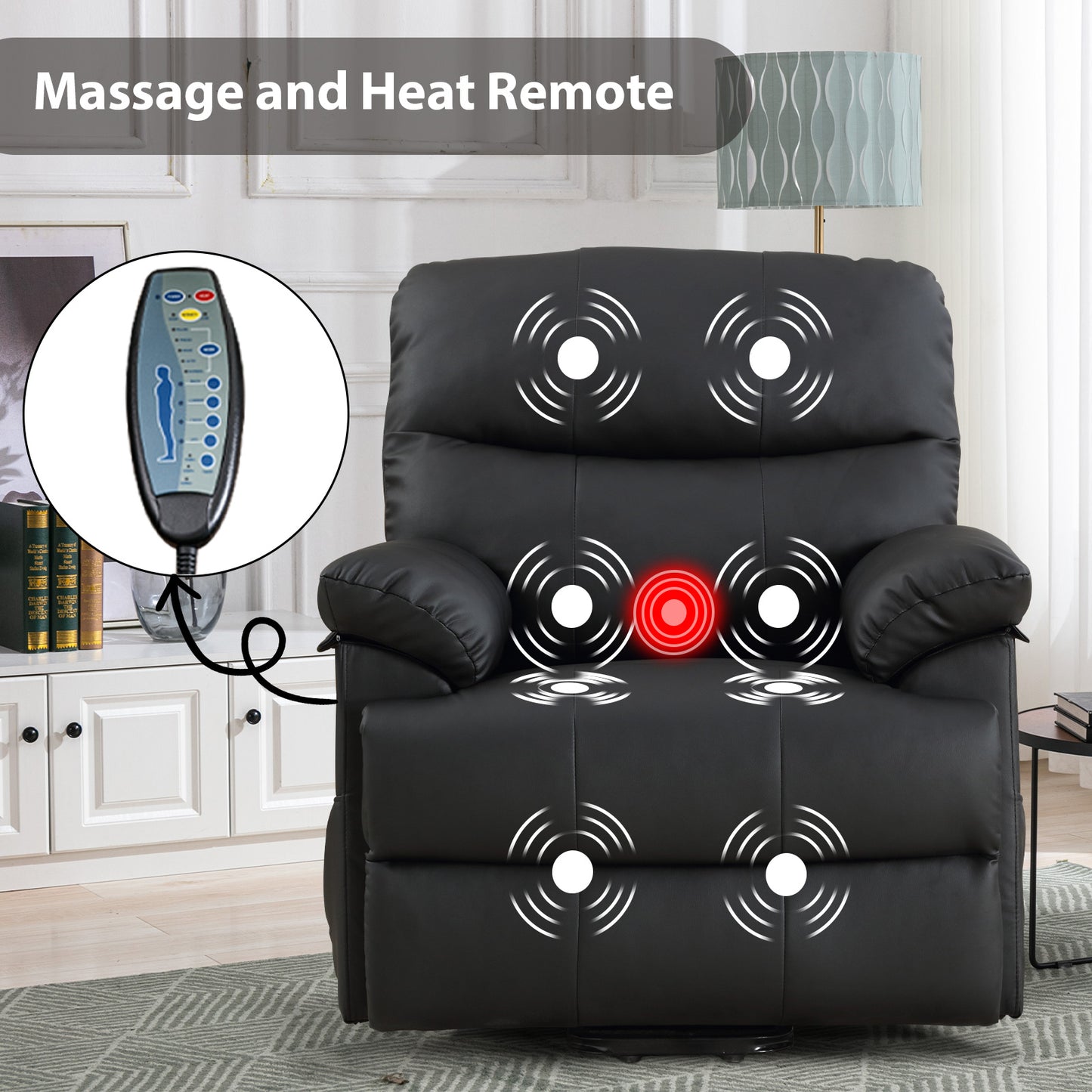 CD081AF21D Power Lift Recliner Chair for Elderly